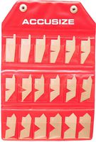 Accusize Industrial Tools 18 Pc Angle Gauge Set, Eg02-5050