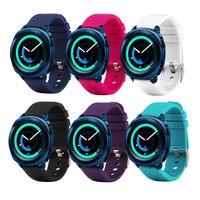 Tkasing for Sumsung Gear Sport Band/Gear S2 Classic Bands/Huawei Watch 2 /Garmin Vivoactive 3-20mm Silicone Watch Band Replacement Strap Fitness Wristband for Samsung Gear Sport Women Men (Pack-6)