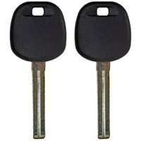 qualitykeylessplus Two Replacement Transponder Chip Keys KK9PT for Kia Vehicles with Free KEYTAG