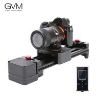 GVM 11.8inches/30cm Portable Motorized Camera Slider GVM Dolly Video SlidersWith Automatic Cycle Time Lapse Macro Shooting Wide-Angle Shooting