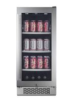 Avallon ABR151SGRH 86 Can 15" Built-In Beverage Cooler - Right Hinge