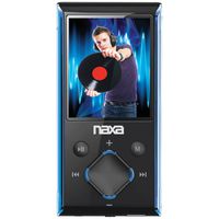 Naxa NMV-173 Portable Media Player with 1.8-Inch LCD Screen, Built-in 4GB Flash Memory and SD Card Slot (Blue)