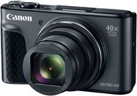 Canon PowerShot SX730 Digital Camera w/40x Optical Zoom & 3 Inch Tilt LCD - Wi-Fi, NFC, Bluetooth Enabled (Black) (Renewed)