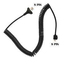 10 Pack Maxtop CABLE-AMM300-K30-8PIN Cable 8 Pin for Kenwood KMC-30 Mobile Microphone TM-261A TM-271A TM-461A TM-471A