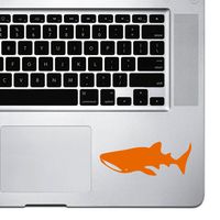 StickAny Palm Series Whale Shark Sticker for MacBook Pro, Chromebook, and Laptops (Orange)