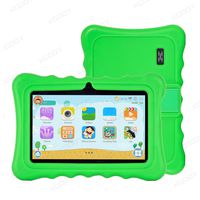 Xgody T702 7 Inch Android Kids Tablet 1GB 16GB Storage Quad Core Android 8.1 with WiFi Dual Camera IPS Safety Eye Protection Screen and Parents Control Mode Kid-Proof Case (Green)