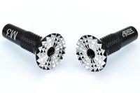 Apex RC Products Black Aluminum Futaba/Spektrum DX6 DX6i DX7S DX8 DX9 / Taranis X9DRC Transmitter Gimbal Stick Ends #1712