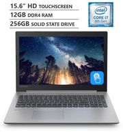 2019 Newest Lenovo Ideapad 330 15.6" HD LED-Backlit Touchscreen Laptop, Intel Core i7-8550U Processor up to 4GHz, 12GB RAM, 256GB Solid State Drive, HDMI, Wireless-AC, Bluetooth 4.1, Windows 10, Grey