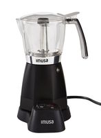 IMUSA USA B120-60006 Electric Coffee/Moka Maker 3-6-Cup, Black