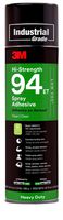 3M Hi-Strength 94 ET Spray Adhesive Low VOC <20%, Clear, Net Wt 19.8 oz