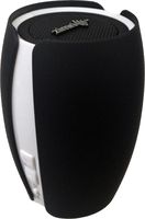 Zimri Mini Bluetooth Portable Speaker with MicroSD card reader/writer, rechargeable battery connects to most bluetooth enabled devices (Matte Black)
