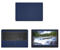 Decalrus - Protective Decal for Dell Latitude 3500 (15.6" Screen) Laptop Blue Carbon Fiber Skin case Cover wrap CFdellLatitude15_3500Blue