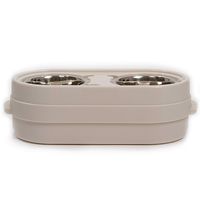 OurPets Store-N- Feed Adjustable Raised Dog Bowl Feeder & Dog Food Storage Containers (Dog Food Container, Unique Dog Water Bowl, Dog Water Dispenser & Dog Food Bowl)