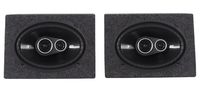 (2) Kicker 43DSC69304 DSC6930 6x9 360w 3-Way Car Speakers+(2) Enclosures DS693