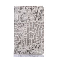 TechCode Tabet Case for SM-T510 Tab A, Premium PU Leather Flip Wallet Stand Cover Shell Folio Multi-Angle View Protective Case for Samsung Galaxy Tab A 10.1 SM-T510/T515(EYW-Grey)