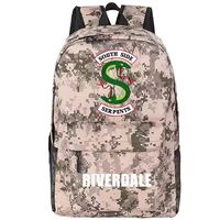 Man Woman Riverdale Laptop Backpack Waterproof Riverdale Canvas School Travel Outdoor Office