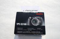 Sanyo VPC-E2100BK 14MP Digital Camera, 14MP, 21x zoom (25mm wide), 3 (460k) LCD, CCD Sensor Shift image stabilization, 720p HD v