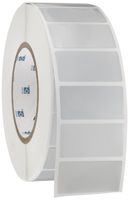 Brady THT-17-352-3 2" Width x 1" Height, B-352 Tamper Resistant Metallized Vinyl, Matte Finish Silver Thermal Transfer Printable Label (3000 per Roll)