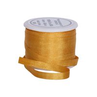 Threadart 100% Pure Silk Ribbon - 4mm Orange Yellow - No. 511-3 Sizes - 50 Colors