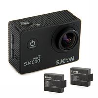 Original SJCAM SJ4000 WIFI Action Camera Sports DVR Water Resistant 30M Outdoor Camcorder Helmet Bicycle Motorcycle Camera Black - Come with 2 SJCAM Batteries