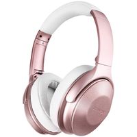 Sumvov Wireless Headphones Over Ear, Bluetooth Headphones 5.0 with Mic, Quick Charge, 30 Hours Playtime, Deep Bass, Protein Earpads, Hi-Fi Stereo Foldable Headset, for Cellphone/TV/PC (Rose Gold)