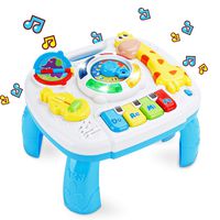 baccow Baby Toys 6 to 12-18 Months Musical Educational Learning Activity Table Center Toys for Toddlers Infants Kids 1 2 3 Year Olds Boys Girls Gifts