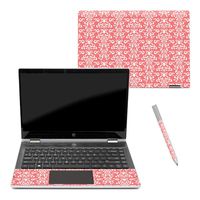 Mightyskins Skin Compatible with Hp Pavilion X360 14" (2018) - Coral Damask | Protective, Durable, and Unique Vinyl Decal Wrap Cover | Easy to Apply, Remove, and Change Styles | Made in The USA