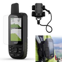 Garmin GPSMAP 66s GPS Hiking GPS Bundle | with Backpack Tether Mount | Multi-GNSS Handheld | Rugged, Button-Operated