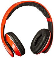 Nakamichi NK950 Series On-The Ear Headphones with Mic - Retail Packaging - Red