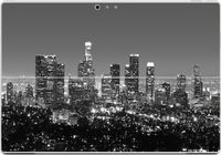 LA Skyline Surface Pro 3 Vinyl Decal Sticker Skin by Demon Decal