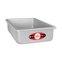 Fat Daddio's POB-7113 Sheet Cake Pan, 7 x 11 x 3 Inch, Silver
