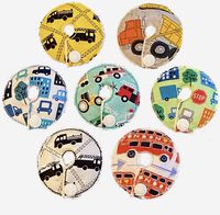 Cutie Button Pads G/j Tube Pad 7 Pack (Trucks / Cars)