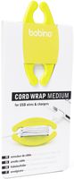 Bobino Cord Wrap - Medium - Lime - Stylish Cable and Wire Management or Organizer