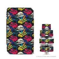 IT'S A SKIN Decal Vinyl Wrap for VooPoo Drag 2 V2 & UForce T2 Tank Vape Sticker Sleeve/Dinosaur Skull Fossil Archeology