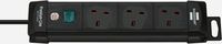 Brennenstuhl 1951133100 kommen Keine Daten im IS4 Premium-Line Extension Socket, Black, Set of 4 Pieces