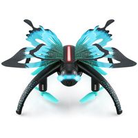 bangcool Butterfly Drone, RC Quadcopter Simulated Butterfly Camera WiFi RC Drone Aircraft with Remote Controller