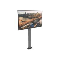 Kanto MKT70 Bolt Down TV Floor Stand with Built-in Power Bar for 37-inch to 70-inch Displays