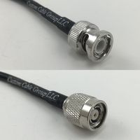 15 feet RFC195 KSR195 BNC MALE to RP-TNC MALE Pigtail Jumper RF coaxial cable 50ohm High Quality Quick USA Shipping