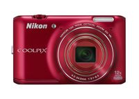 Nikon COOLPIX S6400 16 MP Digital Camera with 12x Optical Zoom and 3-inch LCD (Red)