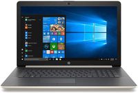 HP 17.3" HD + (1600x900) Flagship Laptop, Intel Core i7-8550U Processor, 8GB RAM + 16GB Intel Optane, 2TB Hard Drive, DVD, 802.11ac, Bluetooth 4.2, HDMI, USB 3.1, Windows 10 Home (Pale Gold)