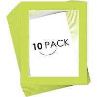 Golden State Art, Pack of 10, 16x20 for 12x16 Frolic Color Mat - White-core, Acid-Free - Great for Frames, Artwork, Prints, Pictures