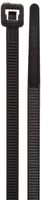 Morris Products 20424 Releasable Nylon Cable Ties, 8" Length, 0.183" Width, 50lbs Tensile Strength, 2.17" Max Bundle Diameter (Pack of 100)