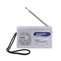 Balepha Small Portable Radio am fm with Antenna for Walking Emergency Elderly with Battery-Powered Operated