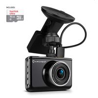 Amcrest Full-HD 1080p Dash Camera with GPS Bracket, Black