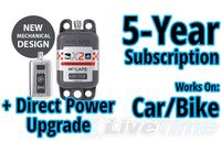 MyLaps X2 Transponder, Direct Power, for Car/Bike, includes 5-Year Subscription