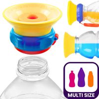 MONEE Sippy Cup Cap - Dasani, Fiji, Aquafina, Gatorade & More - Turn Store Bottles into Spill Proof Sippy Cups - for Babies, Toddlers, Kids
