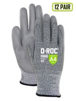 MAGID Cut Resistant Polyurethane Coated Gloves, Size 10 (12 Pairs)