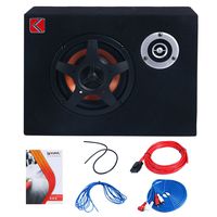 8'' Under-Seat Car Sub Woofer Modified Speaker Stereo Audio Bass Amplifier 4Ω 480W