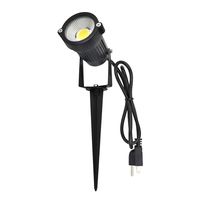 J.LUMI GSS6005 Outdoor LED Spotlights 5W, 120V AC, 3000K Warm White, Outdoor Use, Metal Ground Stake, Flag Light, Outdoor Spotlight with Stake, UL Cord 3-ft with Plug