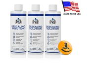 3-Pack Universal Descaling Solution - Descaler for Keurig, Cuisinart, Breville, Kitchenaid, Nespresso, Delonghi, Krups, and all other coffee brewers - by K&J